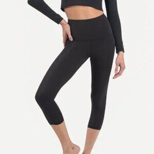 High-Waisted Black Leggings